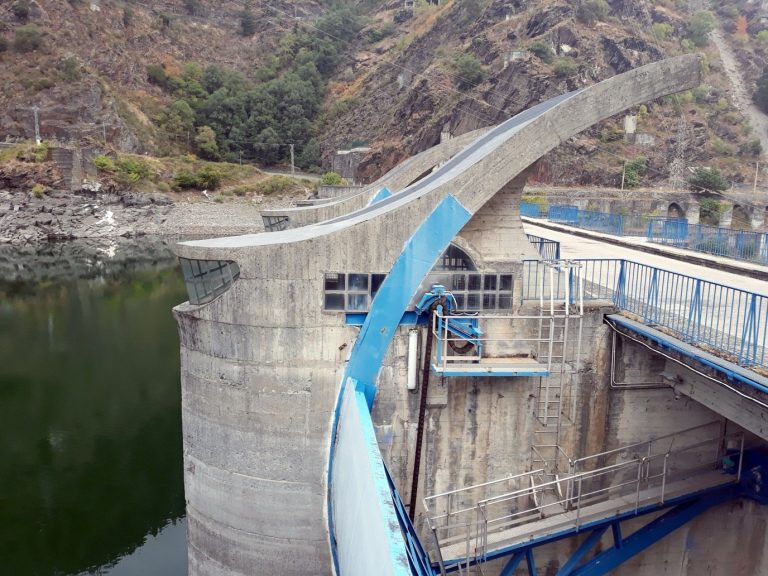 The dam of the Grandas de Salime reservoir, Asturias