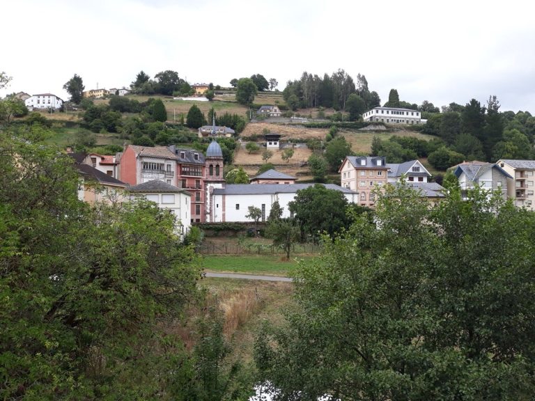 View of Pola de Allande, Asturias