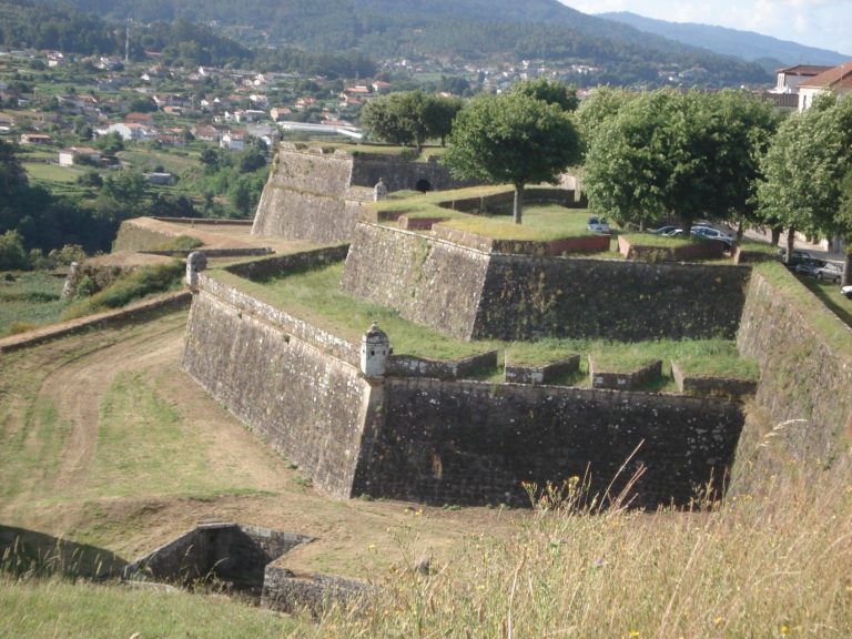 The ramparts of the fortress of Valença, Portugal